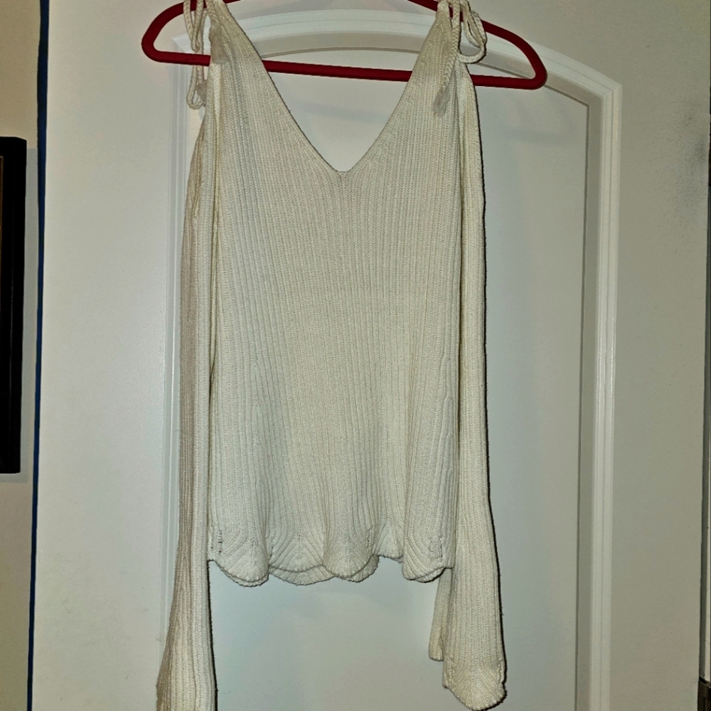 Venus, beautiful cold shoulder sweater